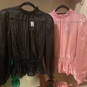 2 Piece Set Upscale Sheer tops